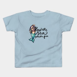 Keep the sea plastic free Kids T-Shirt